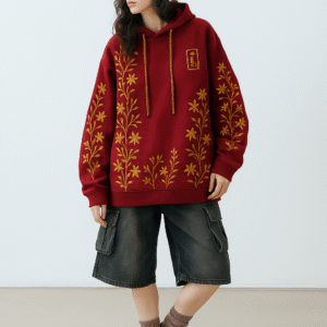 Block print hoodie Collection