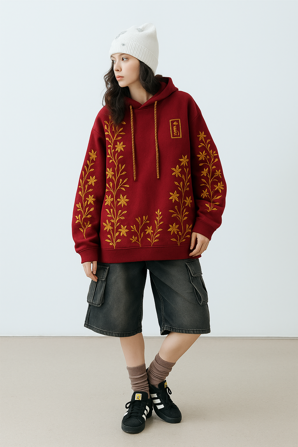 Block print hoodie Collection